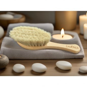 Perie, Savonia, pentru Bebeluși și Copii – Peri 100% Naturali de Capră, Lemn de Fag