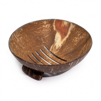 Săpunieră Handmade din Nucă de Cocos – Rotundă, 11 cm