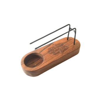 Suport pentru Palo Santo din Lemn de Tec - Design Hamsa