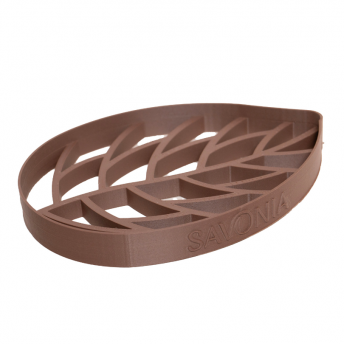 Sapuniera Savonia Realizata la Imprimanta 3D - Frunza Maro, 13 x 9 cm
