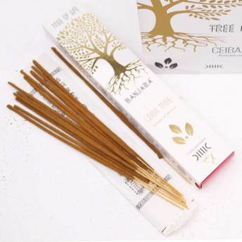 Bețișoare Parfumate Botanice Banjara - Arborele Ceiba, 35g