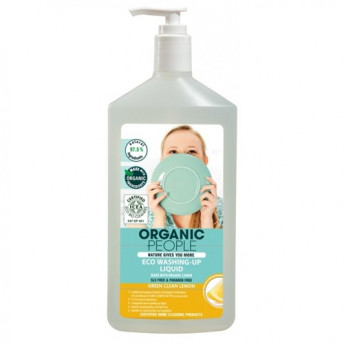 Detergent ecologic pentru vase cu Lamaie 500ml Organic People