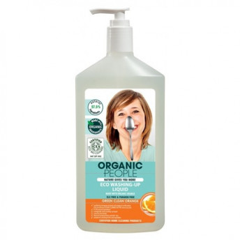 Detergent ecologic pentru vase cu Portocala 500ml Organic People