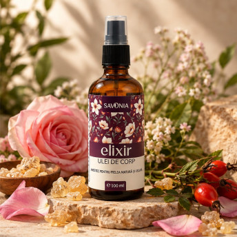 Elixir – Ulei de Corp Savonia – Amestec pentru Pielea Matură și Uscată, 100 ml