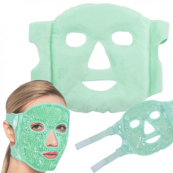 Mască Gel pentru Față – Răcorire/Încălzire - Verde