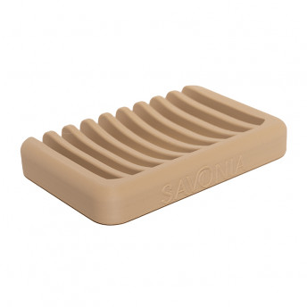 Sapuniera Savonia Realizata la Imprimanta 3D - Falie Bej, 10 x 7 cm