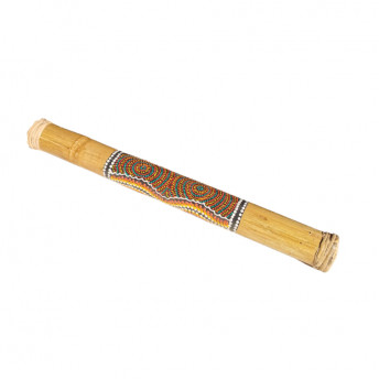 Rainmaker, instrument muzical din Bambus, pictat manual, 60 cm