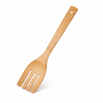 Furculita pentru gatit din bambus natural, 30 cm