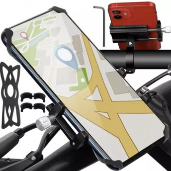 Suport Telefon pentru Bicicleta, cu Benzi Elastice