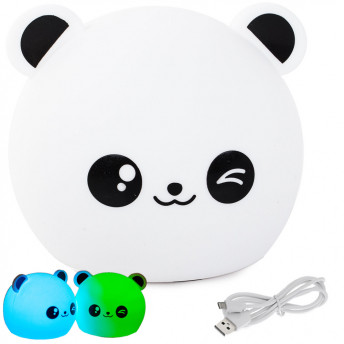 Lampa Led Copii, Panda, RGB, USB