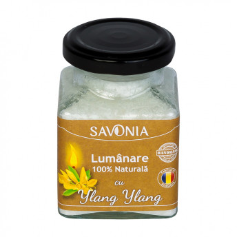Ylang Ylang - Lumanare 100% Naturala 200 g, Savonia