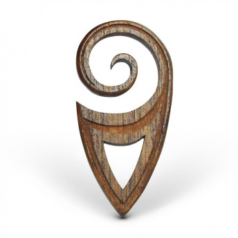 Amuleta din Lemn – The Maori Koru, Maro