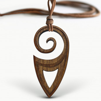 Amuleta din Lemn – The Maori Koru, Maro, Red Owl