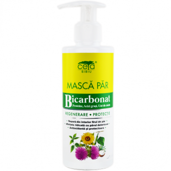 Masca de Par pentru Regenerare si Protectie cu Bicarbonat 200 ml CETA SIBIU
