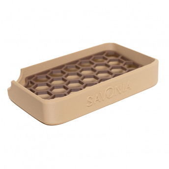 Sapuniera Savonia Realizata la Imprimanta 3D - Matca Bej, 12 x 7 cm