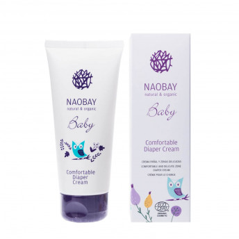 Crema organica emolienta impotriva iritatiei de scutec, Naobay, 100 ml