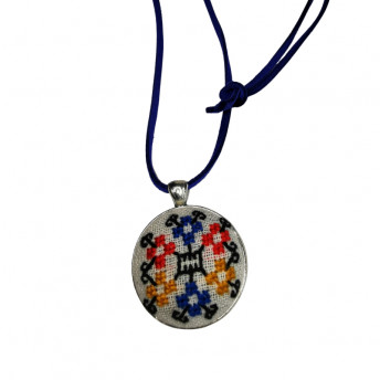 Colier Motive Traditionale - Tricolorul, Handmade, Savonia
