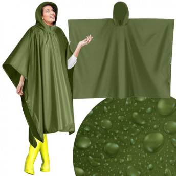 Pelerina de Ploaie, Verde, 127x100 cm