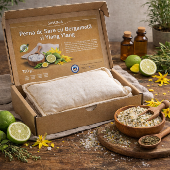 Perna de Sare cu Bergamota si Ylang Ylang, Savonia, 750 g