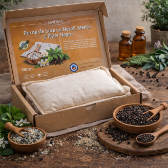 Perna de Sare cu Neroli, Menta si Piper Negru, Savonia, 750 g