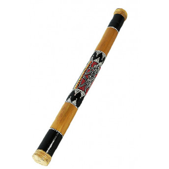 Rainmaker, instrument muzical din Bambus, pictat manual, 80 cm