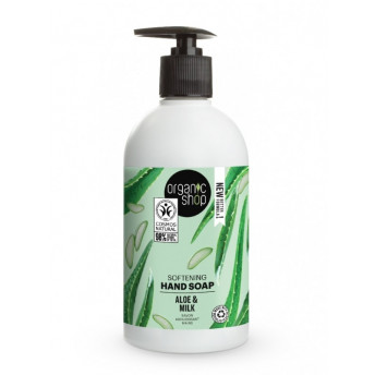 Sapun lichid hidratant cu aloe si lapte Aloe & Milk, 500ml - Organic Shop