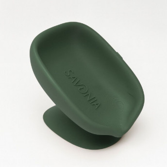 Sapuniera Savonia Realizata la Imprimanta 3D - Cascada, Verde, 11 x 9 x 2.3 cm