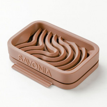 Sapuniera Savonia Realizata la Imprimanta 3D - Valuri, Maro, 12.5 x 9 x 3 cm
