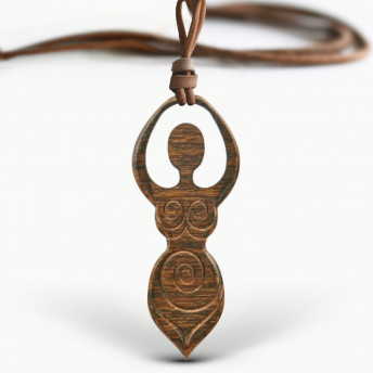 Amuleta din Lemn - The Spiral of the Goddess, Maro, Red Owl