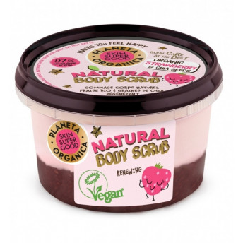 Scrub de corp delicios Skin Supergood Strawberry & Chia Seeds, 250ml - Planeta Organica