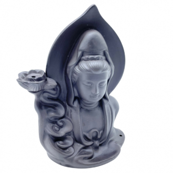 Suport Ceramic pentru Conuri Parfumate "Fum Curgător" - Buddha Serin