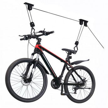 Suport de Bicicleta pentru Tavan cu Scripete, Sarcina 20 kg