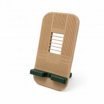 Suport de Telefon Savonia – Model Ritmic, imprimat 3D, Bej, 15 × 8 × 7 cm