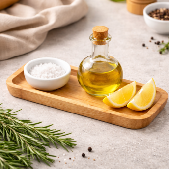 Tava dreptunghiulara din bambus natural, 25 x 9.5 cm