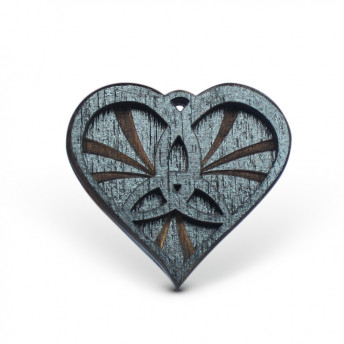 Amuleta din Lemn - The Triskelion Heart, Negru