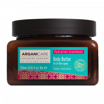 Unt de corp cu ulei de argan, Arganicare, 250 ml