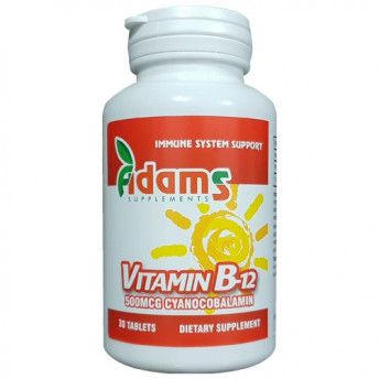 Vitamina B12 500 mcg 30 tablete