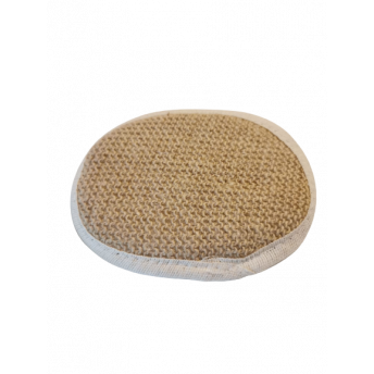 Burete oval din Canepa, 16 x 12 cm cu Banda de prindere, Premium