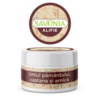 Alifie Savonia cu Untul Pământului, Castane și Arnica – 100% Naturală, 100 g