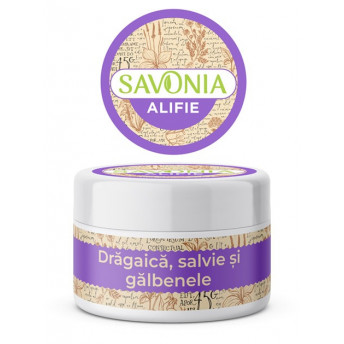 Alifie Savonia cu Drăgaică, Salvie și Gălbenele – 100% Naturală, 100 g