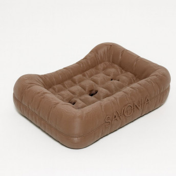 Săpunieră Savonia Realizată la Imprimanta 3D – Culcuș, Maro, 13.5 × 10 × 3.5 cm