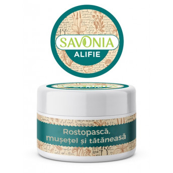 Alifie Savonia cu Mușețel, Rostopască și Tătăneasă – 100% Naturală, 100 g