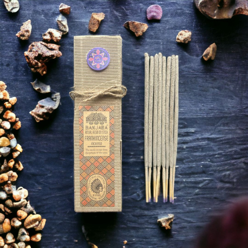 Bețișoare din Rășină pentru Ritual - Tămâie - 8 buc Aromă Sacrală pentru Profunzime Spirituală