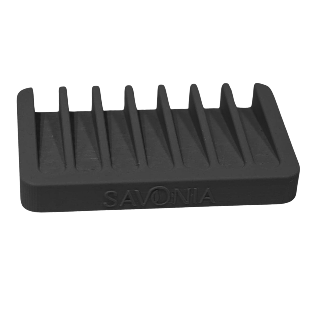 Sapuniera Savonia Realizata la Imprimanta 3D - Podet Negru, 11.5 x 7 cm