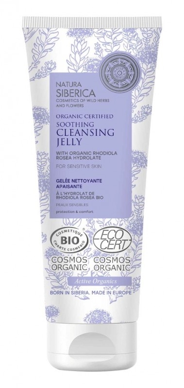 Gel de curatare calmant pentru ten sensibil, textura jeleu, 140ml - Natura Siberica