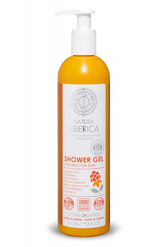 Gel de dus cu fructe siberiene Vitamins for Skin, 400ml - Natura Siberica