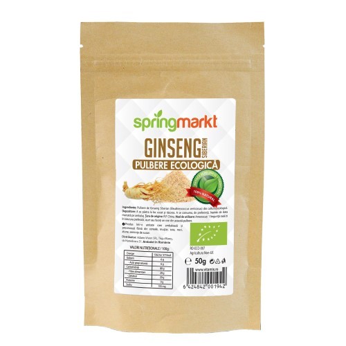 Pulbere de Ginseng Siberian 50gr BIO