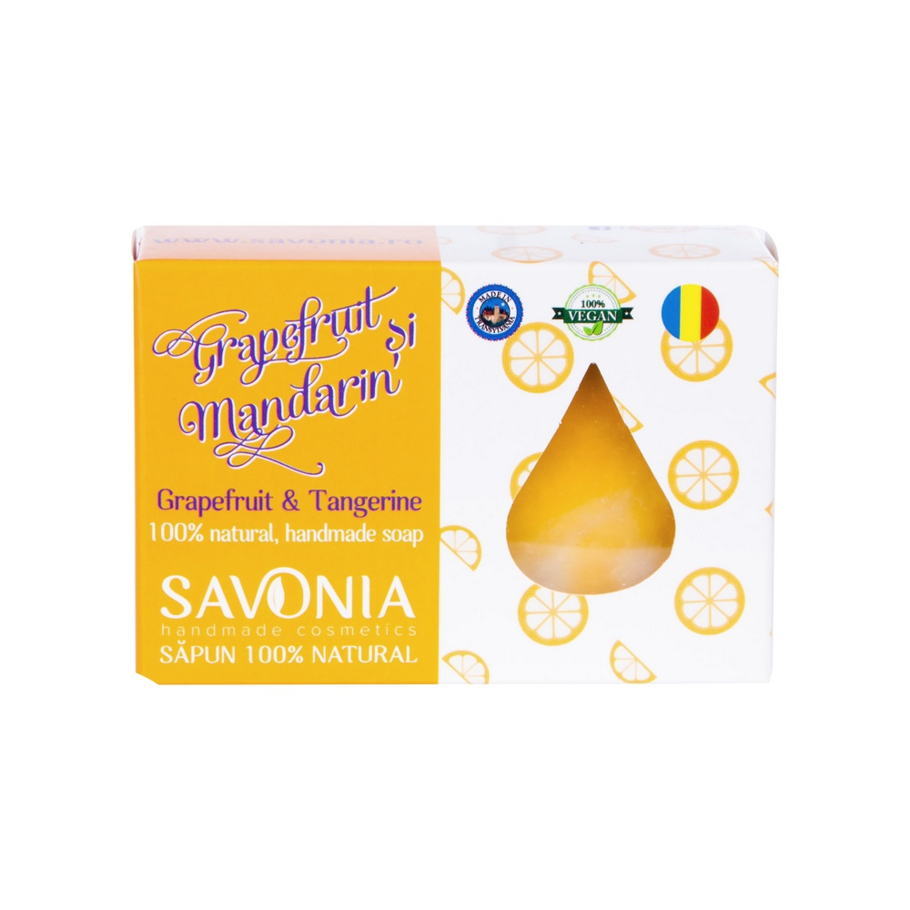 Sapun Natural Grapefruit si Mandarin, 90g