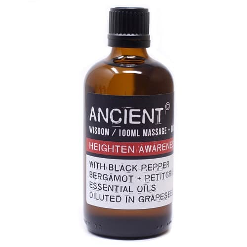 Ulei pentru masaj Heighten Awareness, 100 ml, Ancient Wisdom