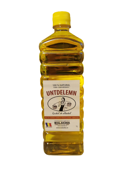 Ulei de Floarea Soarelui, presat la Rece, 1 L